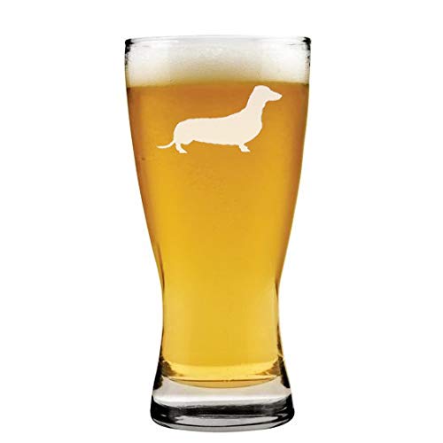 15 oz Beer Pilsner Glass Dachshund