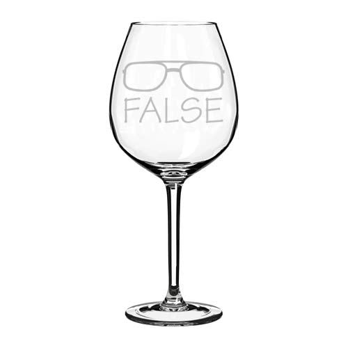 Wine Glass Goblet Funny False Glasses (20 oz Jumbo)