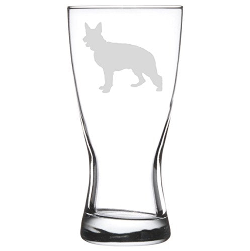 15 oz Beer Pilsner Glass German Shepherd