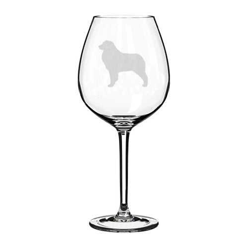 Wine Glass Goblet Australian Shepherd (20 oz Jumbo)