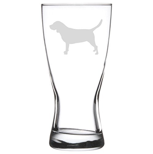 15 oz Beer Pilsner Glass Beagle