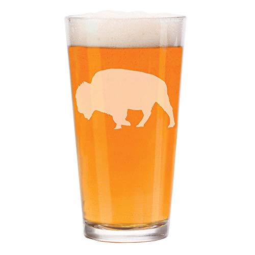 16 oz Beer Pint Glass Buffalo