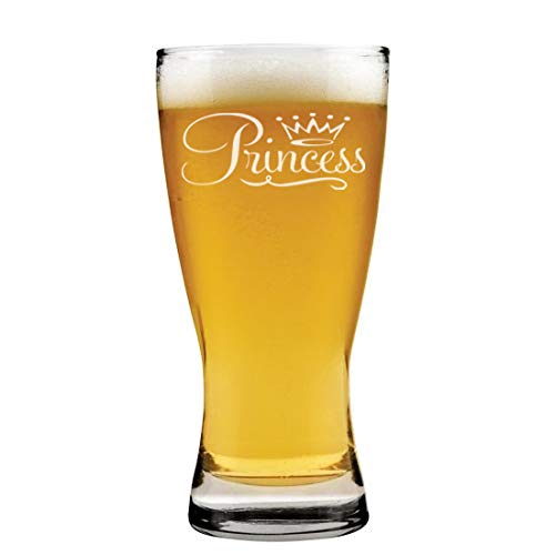 15 oz Beer Pilsner Glass Princess Fancy