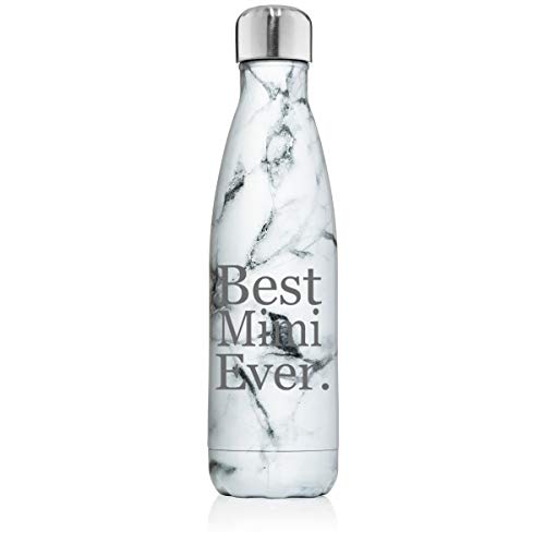 MIP Brand 17 oz. Double Wall Vacuum Insulated Stainless Steel Water Bottle Travel Mug Cup Best Mimi Ever