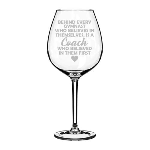 Wine Glass Goblet Gymnastics Coach Gift (20 oz Jumbo)