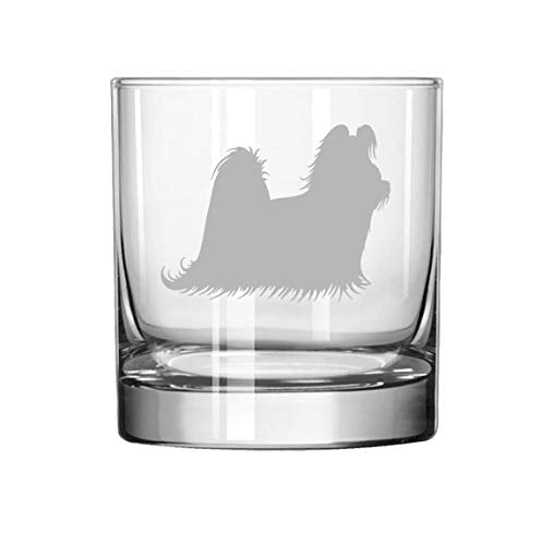 11 oz Rocks Whiskey Highball Glass Shihtzu