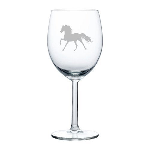 10 oz Wine Glass Horse,MIP