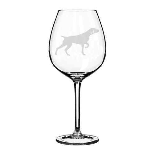 Wine Glass Goblet German Shorthaired Pointer (20 oz Jumbo)