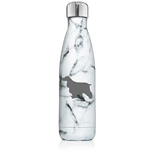MIP Brand 17 oz. Double Wall Vacuum Insulated Stainless Steel Water Bottle Travel Mug Cup Cocker Spaniel