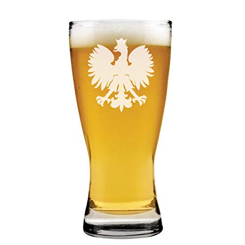 15 oz Beer Pilsner Glass Poland Polish Eagle