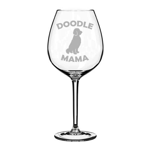 Wine Glass Goblet Doodle Mama (20 oz Jumbo)