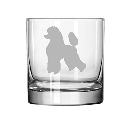 11 oz Rocks Whiskey Highball Glass Poodle