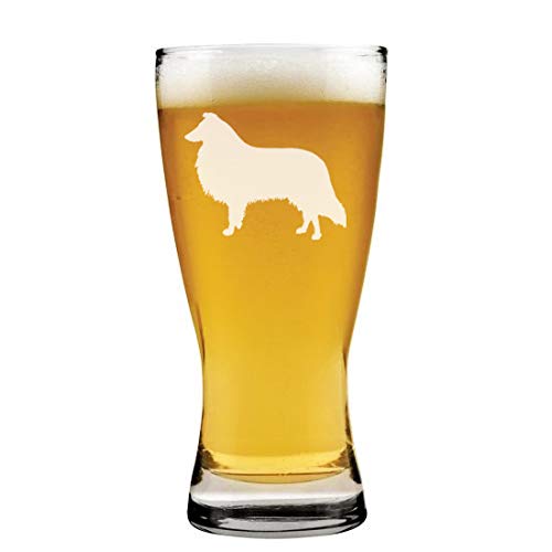 15 oz Beer Pilsner Glass Collie