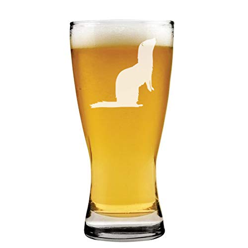 15 oz Beer Pilsner Glass Ferret