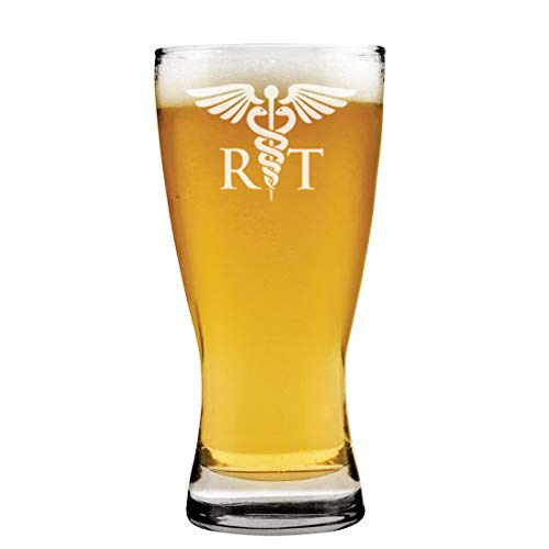 15 oz Beer Pilsner Glass RT Rad Tech Radiologic Technologist