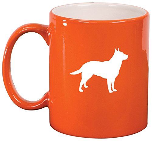 Ceramic Coffee Tea Mug Cup Australian Cattle Dog (Orange)