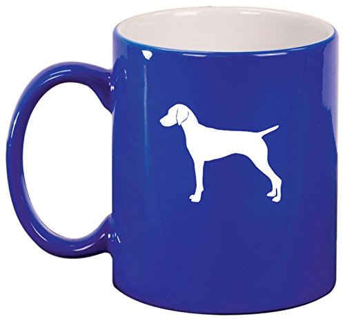 Ceramic Coffee Tea Mug Cup Vizsla (Blue)