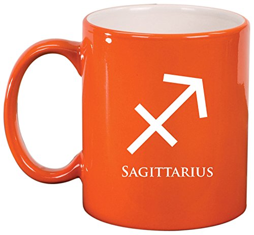 Ceramic Coffee Tea Mug Cup Sagittarious (Orange)