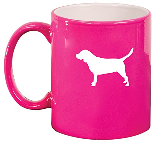 Ceramic Coffee Tea Mug Cup Beagle (Pink)