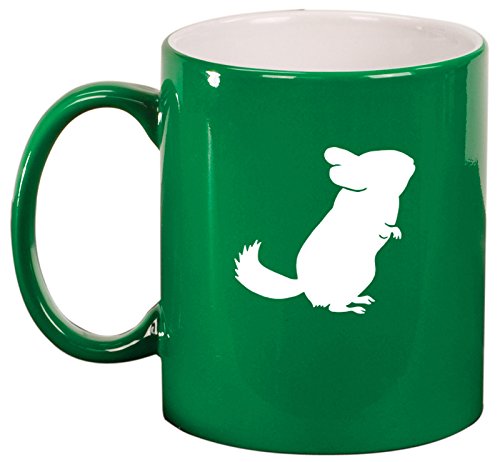 Ceramic Coffee Tea Mug Cup Chinchilla (Green)