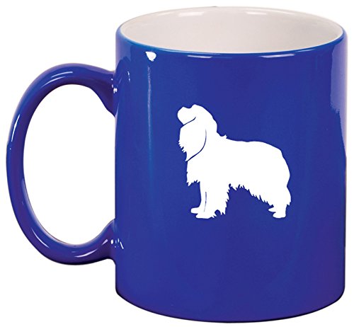 Ceramic Coffee Tea Mug Cup Cavalier King Charles Spaniel (Blue)