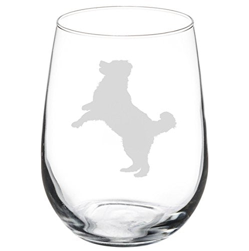 Wine Glass Goblet Bernese Mountain Dog (17 oz Stemless)