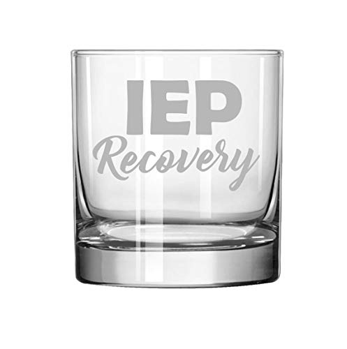 11 oz Rocks Whiskey Highball Glass IEP Recovery Special Education Teacher