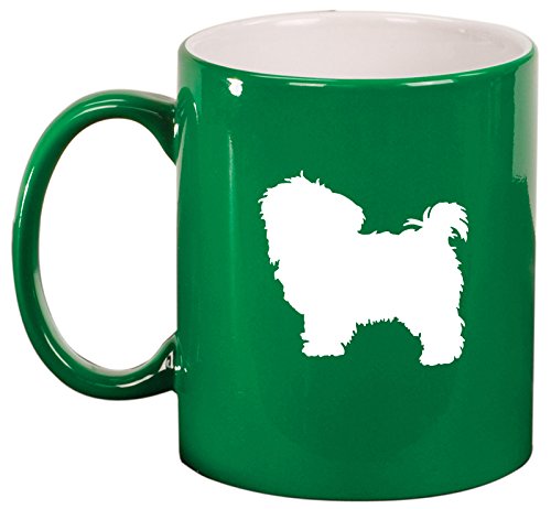 Ceramic Coffee Tea Mug Cup Maltese (Green)