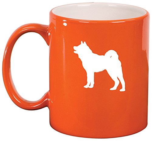 Ceramic Coffee Tea Mug Cup Akita Dog (Orange)