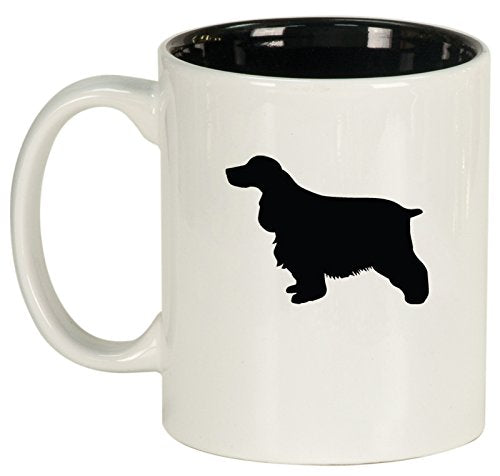 Ceramic Coffee Tea Mug Cocker Spaniel (White)