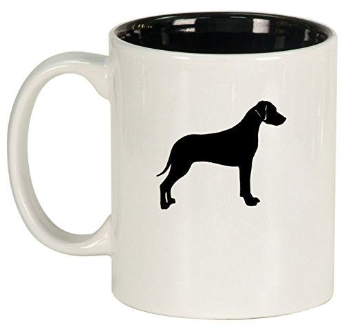 Ceramic Coffee Tea Mug Cup Rhodesian Ridgeback (White)