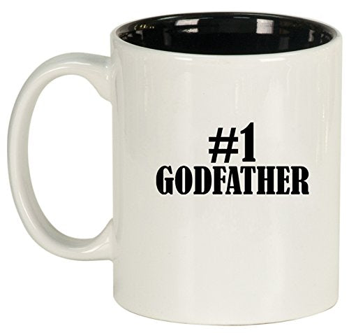 Ceramic Coffee Tea Mug Cup #1 Godfather (White)
