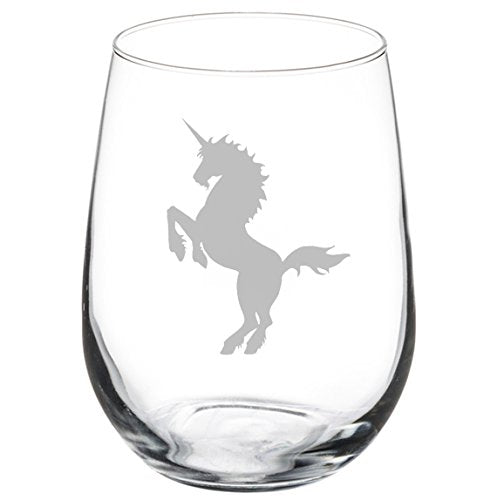 Wine Glass Goblet Unicorn (17 oz Stemless)