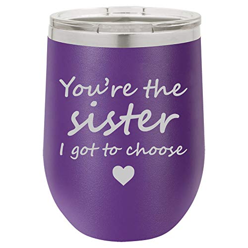  Best Sister Ever Insulated Stainless Steel Wine