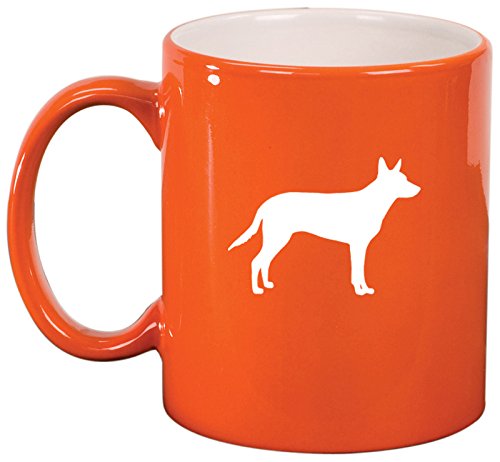 Ceramic Coffee Tea Mug Cup Australian Kelpie (Orange)