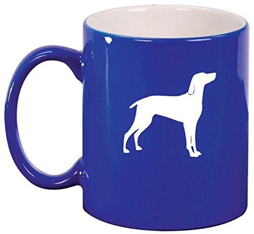 Ceramic Coffee Tea Mug Cup Weimaraner (Blue)