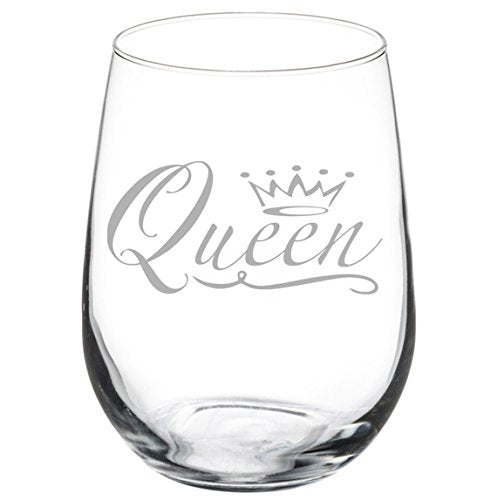 Wine Glass Goblet Queen Fancy (17 oz Stemless)