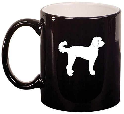 Ceramic Coffee Tea Mug Cup Labradoodle (Black)