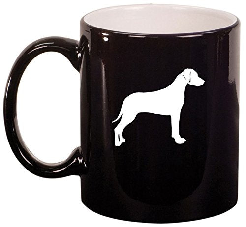 Ceramic Coffee Tea Mug Cup Rhodesian Ridgeback (Black)
