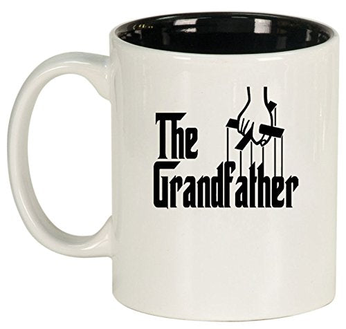 Ceramic Coffee Tea Mug Cup The Grandfather (White)
