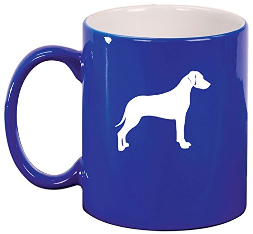 Ceramic Coffee Tea Mug Cup Rhodesian Ridgeback (Blue)
