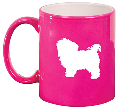 Ceramic Coffee Tea Mug Cup Maltese (Pink)