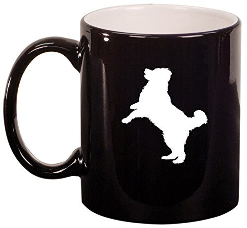 Ceramic Coffee Tea Mug Cup Bernese Mountain Dog (Black)