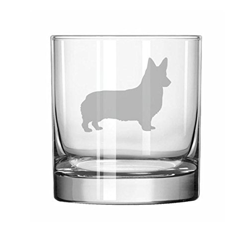 11 oz Rocks Whiskey Highball Glass Corgi,MIP