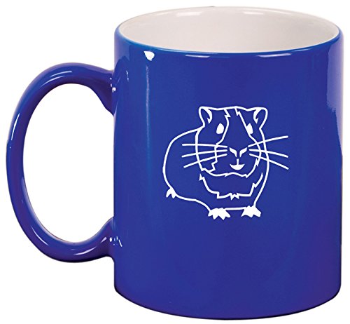 Ceramic Coffee Tea Mug Guinea Pig (Blue)