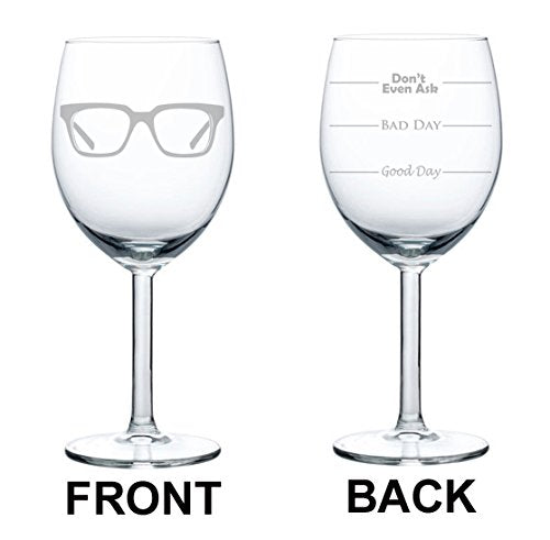 Wine Glass Goblet Two Sided Optometrist Optometry (10 oz)