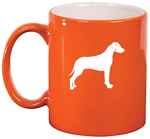 Ceramic Coffee Tea Mug Cup Rhodesian Ridgeback (Orange)