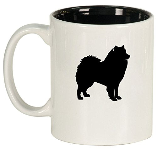 Ceramic Coffee Tea Mug Cup Samoyed (White)