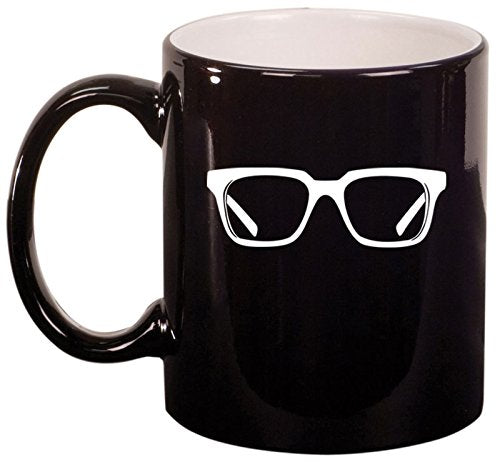 Ceramic Coffee Tea Mug Cup Optometrist Optometry (Black)