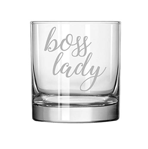 11 oz Rocks Whiskey Highball Glass Boss Lady